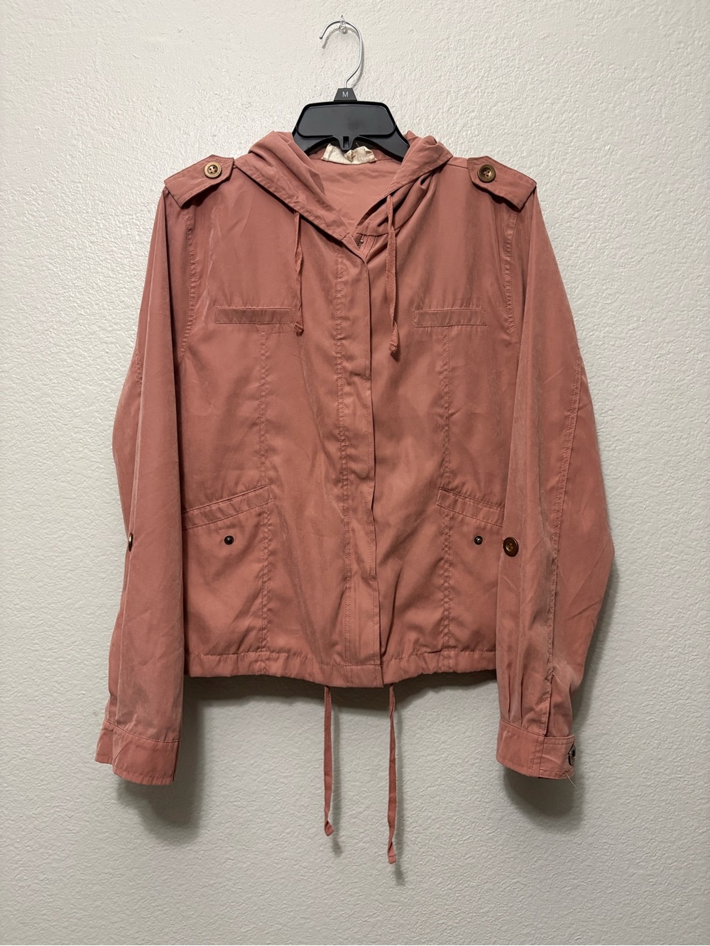 Sweet Wanderer Rose Utility Hooded Jacket